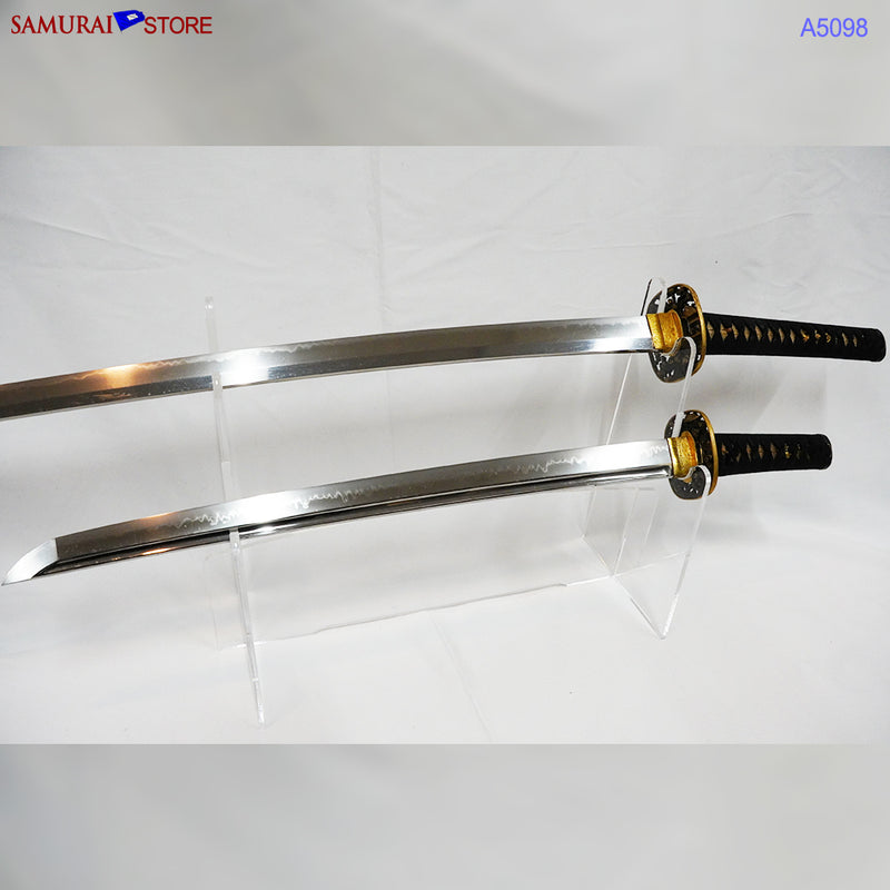 A5098 Pair of antique Daisho Katana & Wakizashi w/ Great Mountings w/ NBTHK 3 certificates