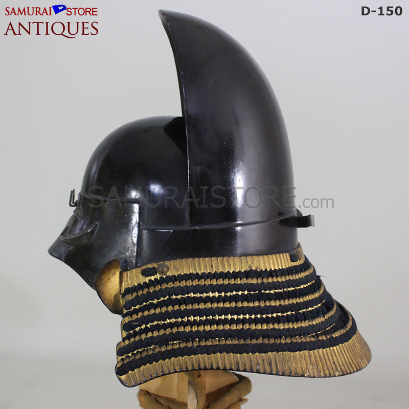 D150 Antique Armor and crown-shaped Kabuto Edo Period w/ Certificate