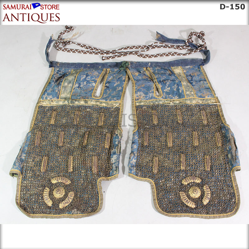 D150 Antique Armor and crown-shaped Kabuto Edo Period w/ Certificate