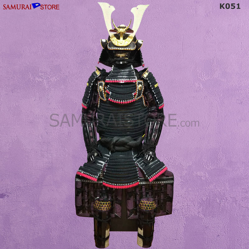 (Ready-To-Ship) K051 Black Kebiki Samurai Armor