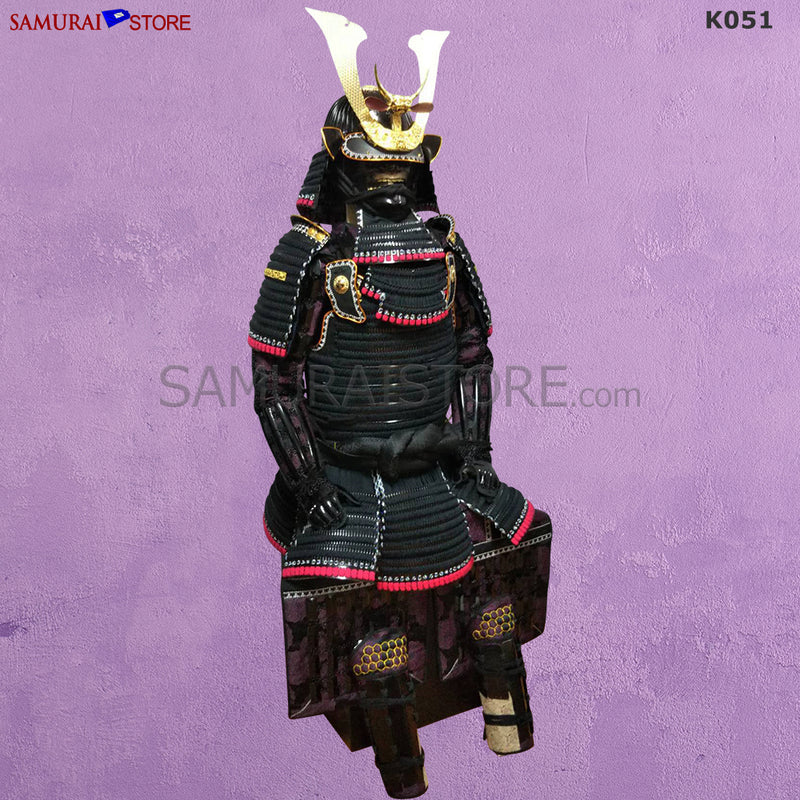 (Ready-To-Ship) K051 Black Kebiki Samurai Armor