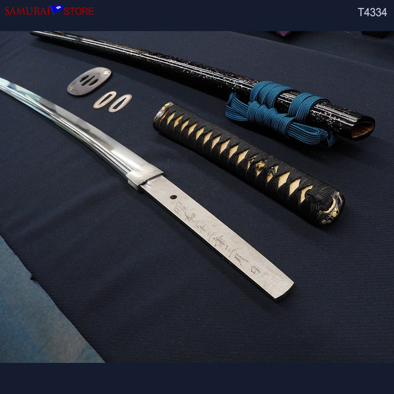 T4334 Katana Sword SADANAGA with Ornate Mounting - Contemporary