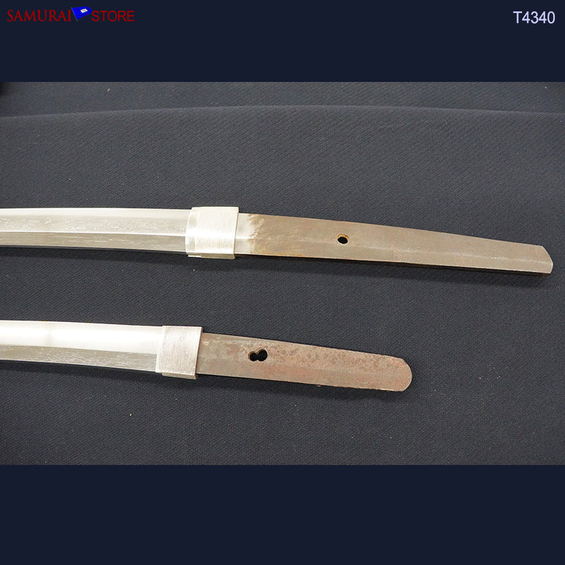 T4340 A Pair of Katana & Wakizashi swords SUKESADA in Ornate Mountings