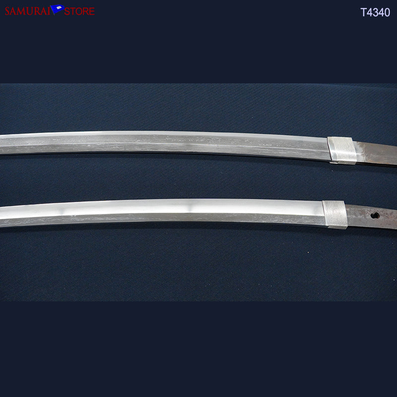 T4340 A Pair of Katana & Wakizashi swords SUKESADA in Ornate Mountings
