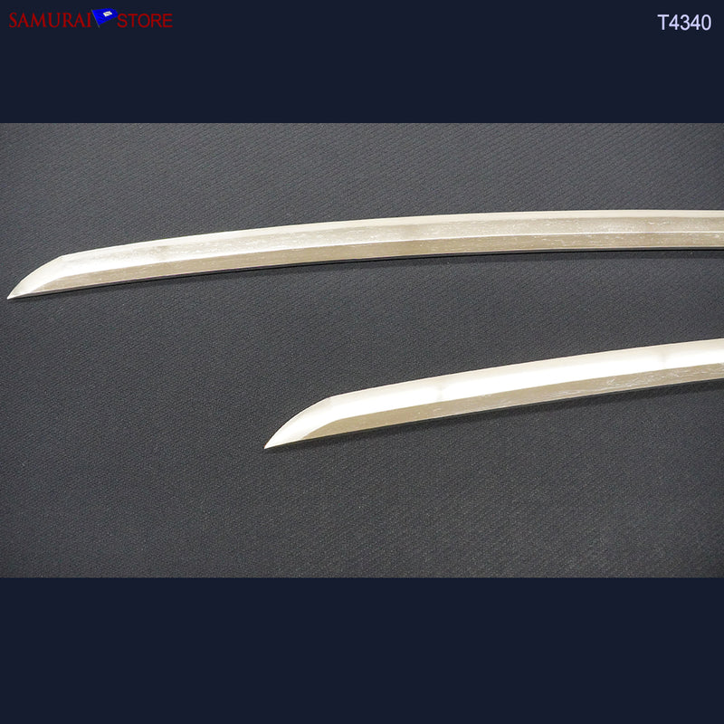 T4340 A Pair of Katana & Wakizashi swords SUKESADA in Ornate Mountings