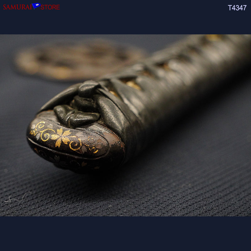 T4347 Katana Sword YASUNORI in Ornate Mounting - Contemporary Bo-Hi