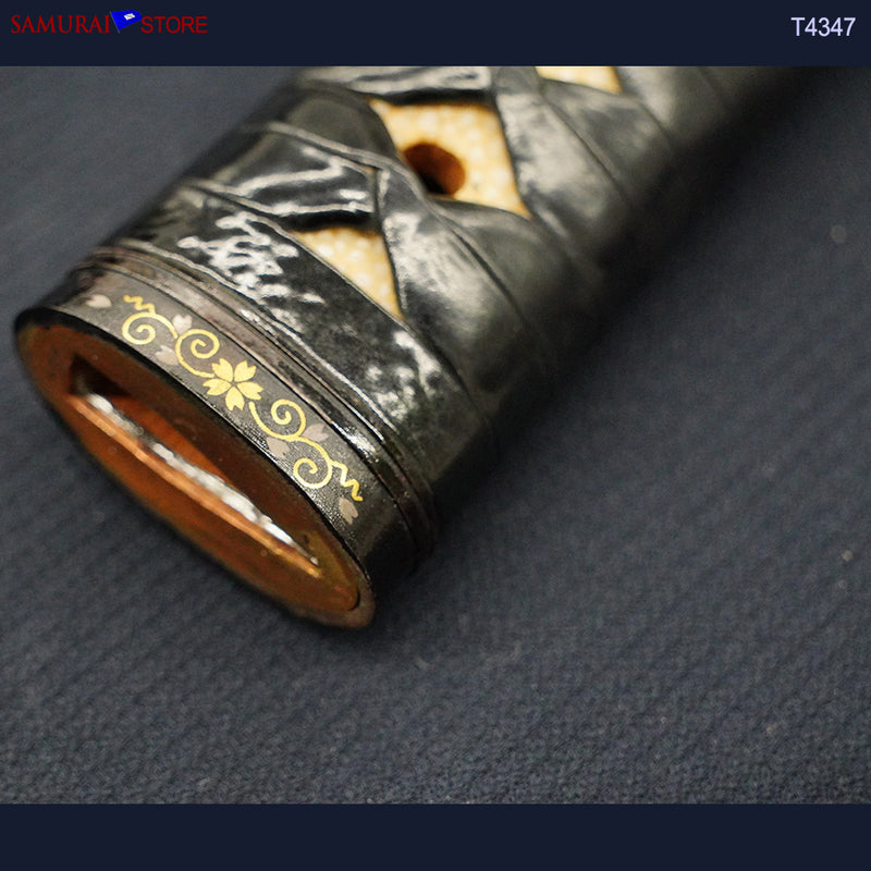 T4347 Katana Sword YASUNORI in Ornate Mounting - Contemporary Bo-Hi