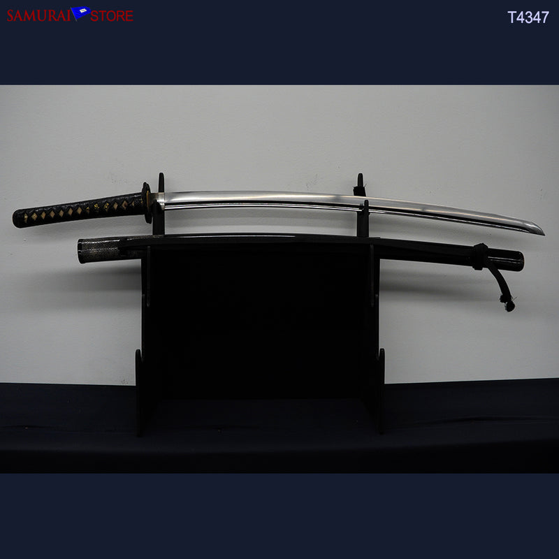 T4347 Katana Sword YASUNORI in Ornate Mounting - Contemporary Bo-Hi