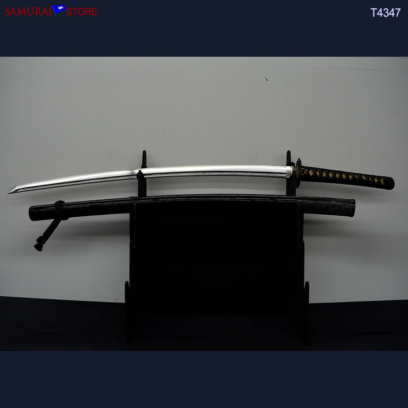 T4347 Katana Sword YASUNORI in Ornate Mounting - Contemporary Bo-Hi