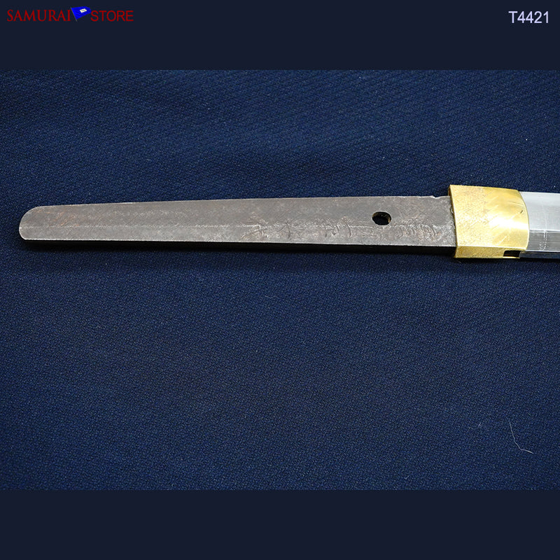 T4421 Katana Sword MASAKIYO  Ichinohira Yasuyo w/ Ornate Mountings - Antique