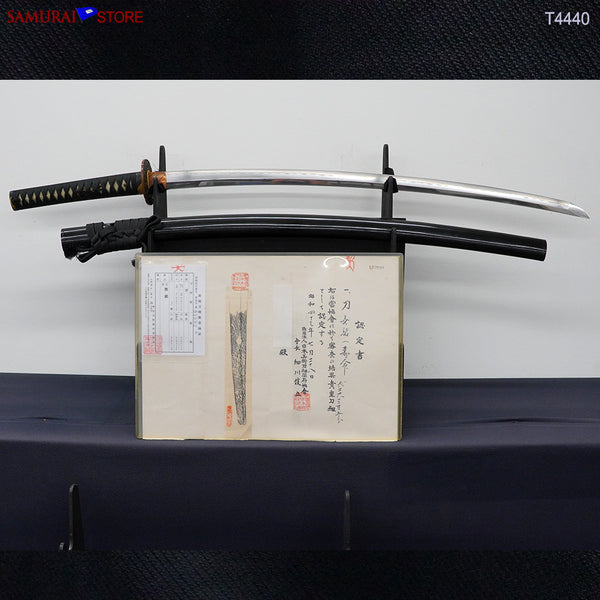 T4440 Katana sword JUMYO - Antique NBTHK certificated Muromachi era Great Curvature