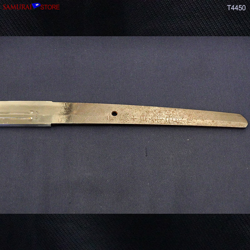 T4450 Katana Sword Tadatsuna Dragon Engravings w/ Antique Ornate Mountings NBTHK Hozon certificated