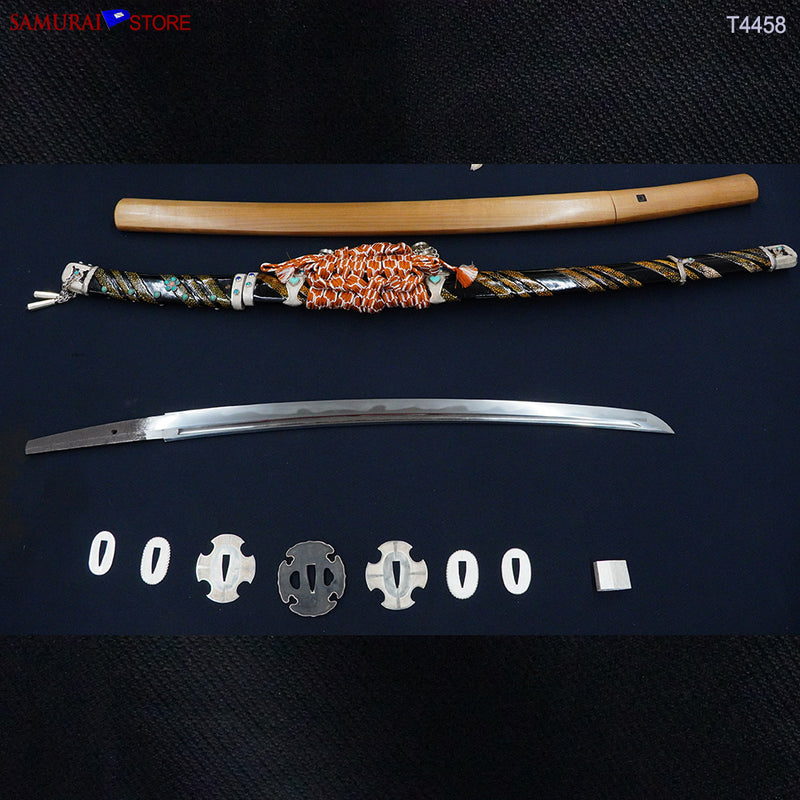 T4458 Wakizashi Sword HISAMICHI in Tachi mounting- NBTHK Tokubetsu Hozon certificated