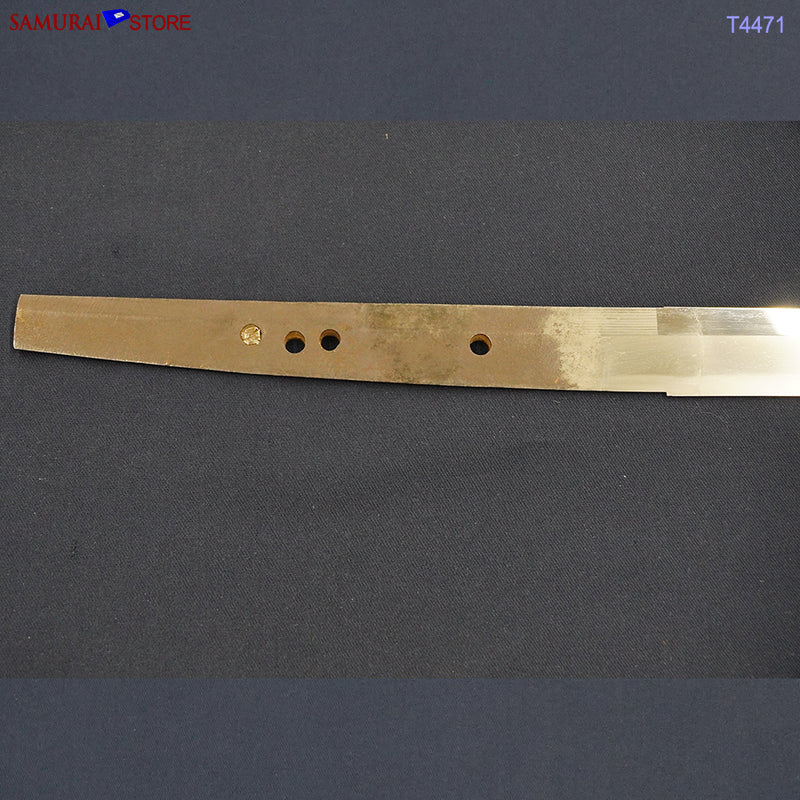 T4471 Antique Katana Sword SHIGETAKA w/ Gold hilt ornament- NBTHK certificated