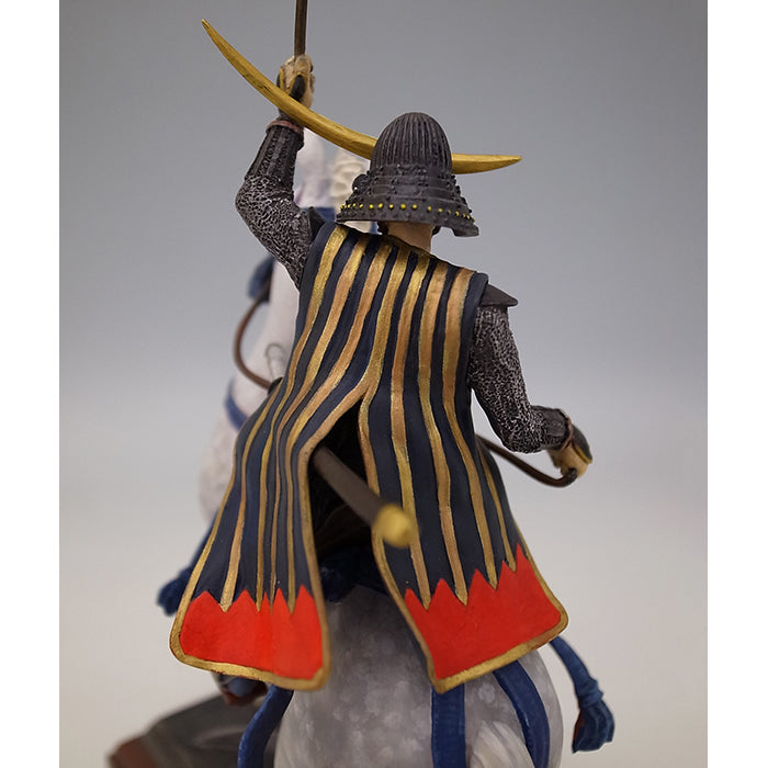 Statue - Date Masamune Figure on Stone Wall - SAMURAI STORE