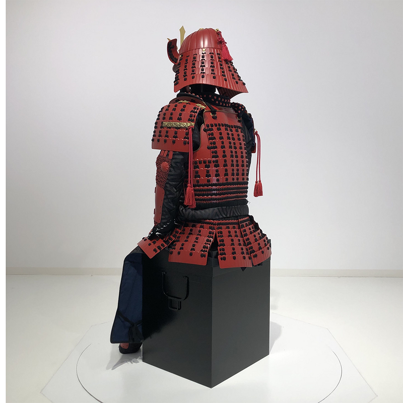 L004 Red Iyozane Armor - SAMURAI STORE