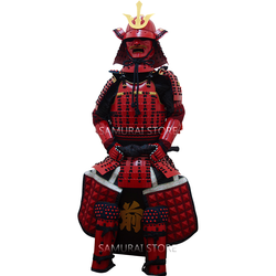 L004 Red Iyozane Armor - SAMURAI STORE