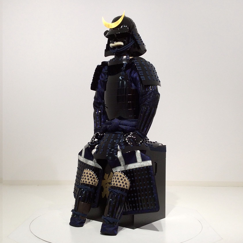 (Ready-To-Ship) L033 Black Okegawa Suit of Armor w/ Aged Finish - SAMURAI STORE