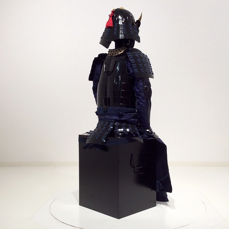 (Ready-To-Ship) L033 Black Okegawa Suit of Armor w/ Aged Finish - SAMURAI STORE