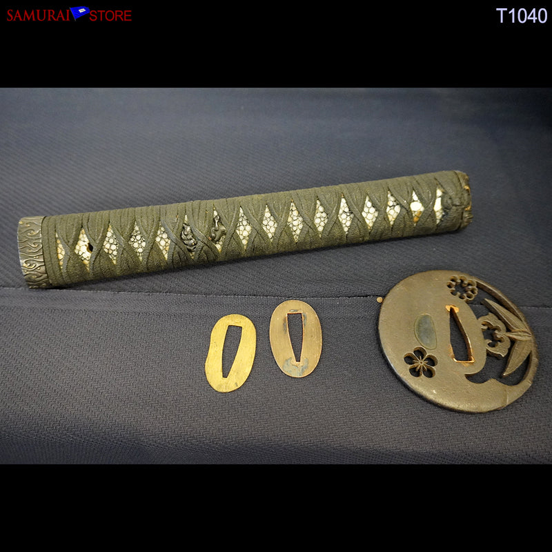 T1040 Katana Sword - Antique w/no Inscription - SAMURAI STORE