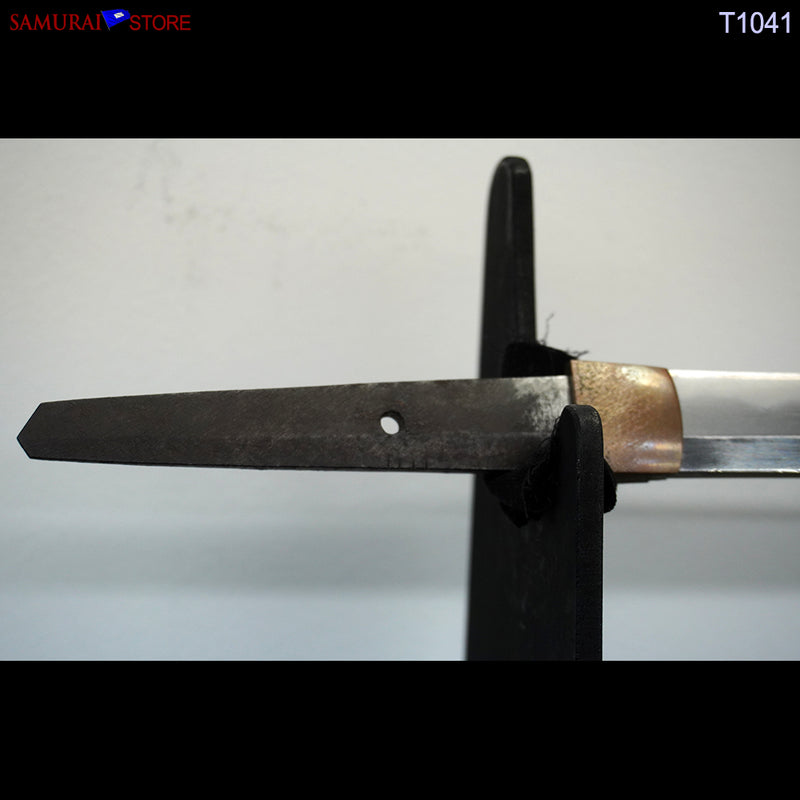 T1041 Wakizashi Sword KANEMORI in Shikomi-Zue Cane w/ NBTHK certificate - SAMURAI STORE