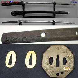 T1063 Katana Sword KANEMUNE - Antique w/ NBTHK certificate - SAMURAI STORE