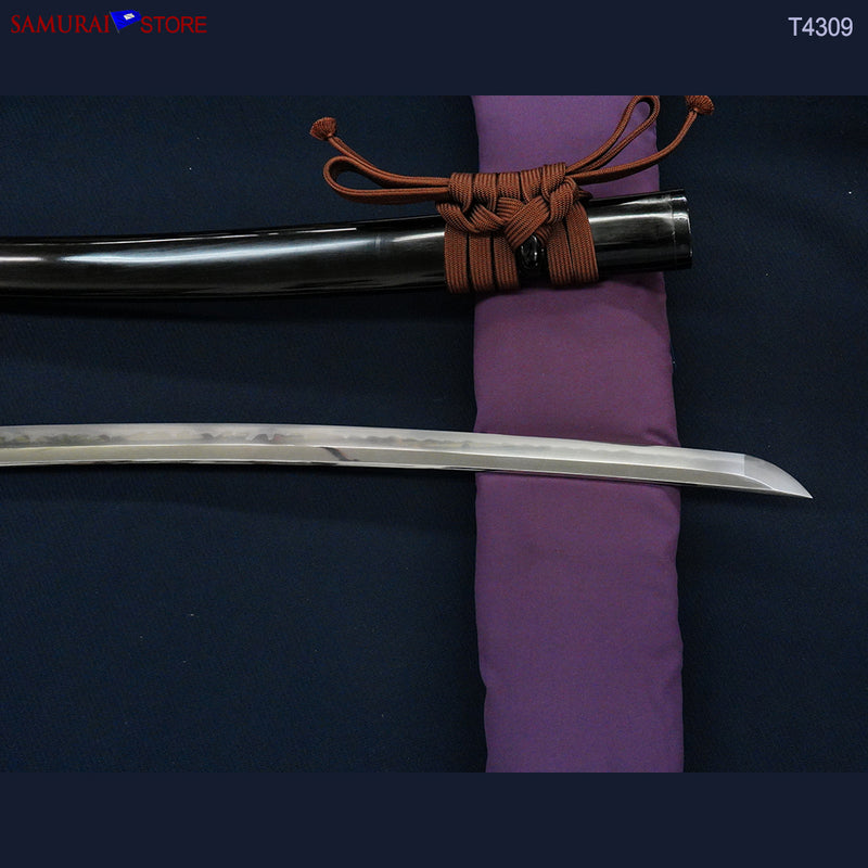 T4309 Katana Sword w/ Ornate Mountings - Antique early 1900's