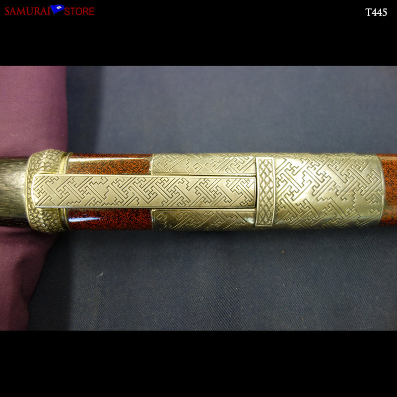T445 Tanto Short Sword Edo period w/Certificate - Antique - SAMURAI STORE