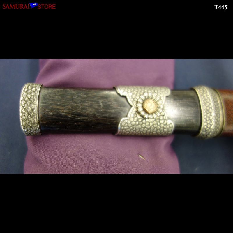 T445 Tanto Short Sword Edo period w/Certificate - Antique - SAMURAI STORE