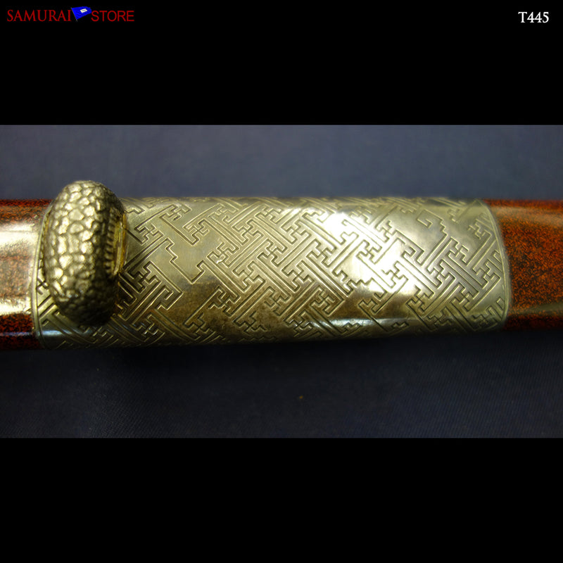 T445 Tanto Short Sword Edo period w/Certificate - Antique - SAMURAI STORE